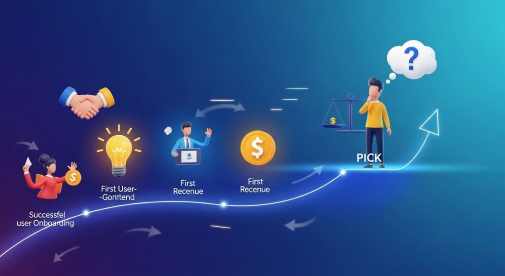 Choose an event that maps to the user’s job, not your org chart. If the job is “scan a part and catch defects,” the event is “first scan that flags a real defect,” not “account created.” If the job is “generate a clean spec from messy notes,” the event is “first spec exported and shared,” not “model trained.” The closer the event is to the core job, the stronger the signal. Investors can feel when the event is cosmetic.