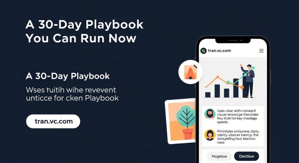 You do not need a giant plan. You need one month of sharp moves that stack. Keep it human, simple, and tied to results.