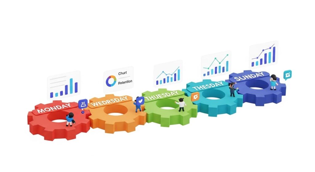 Numbers help only when they change what you do. A light, steady rhythm keeps the team focused and stops long debates. You are building a habit that compounds.