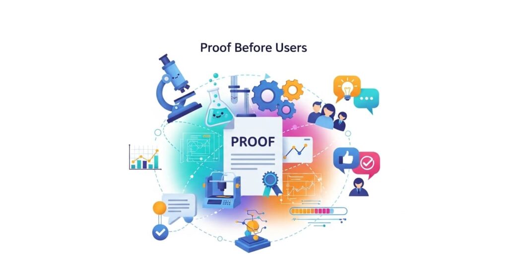 You do not need a crowd to show you are real. You can use sims that match the floor, panels that speak the truth, data that mirrors the mess, shadows that run in parallel, and sandboxes that feel like live sites. You can score each scene with clear targets, log what happened, and show steady lifts. This is proof. It travels. It opens doors.