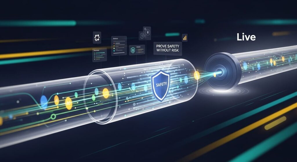 A shadow run is when your system watches but does not control. It makes the call in parallel while the human or legacy tool still owns the action. This is how you earn trust fast without asking for the keys on day one.