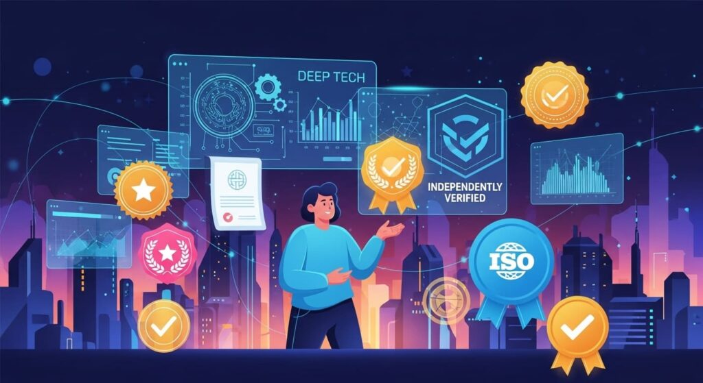 When you lack live users, a trusted third party can play that role. A clear pass on a known benchmark, or a small certification that fits your niche, tells buyers your system meets a bar that others respect. It also shortens fear-based delays because you answer risk with proof, not talk.