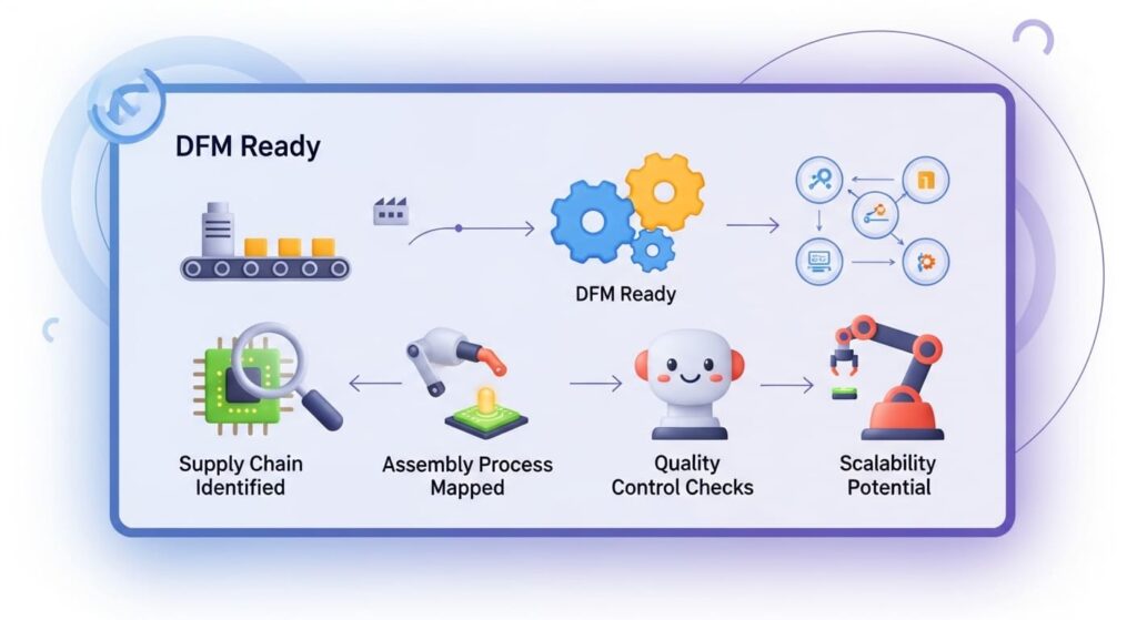 You do not need a factory to prove you can build again. 