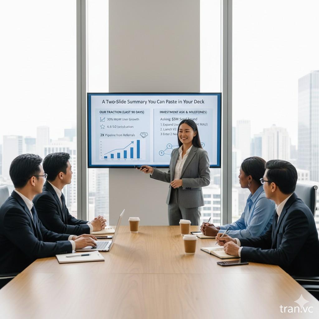 Partners and investors need a story