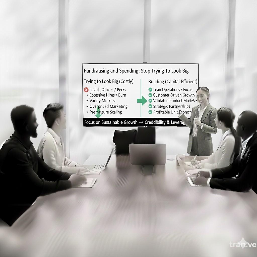 Some founders spend money