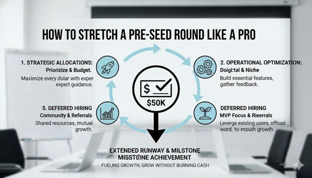 Pre-seed money is supposed