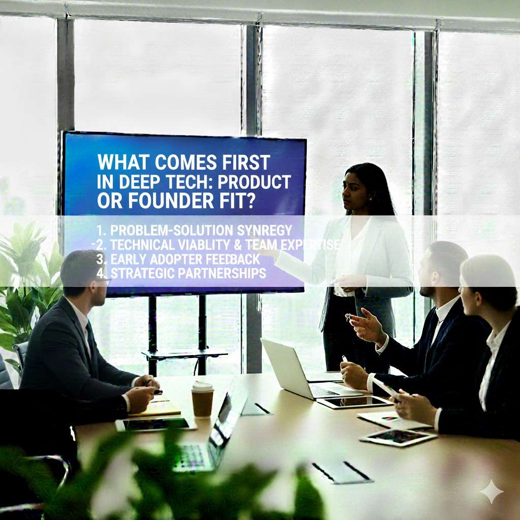 Deep tech teams often