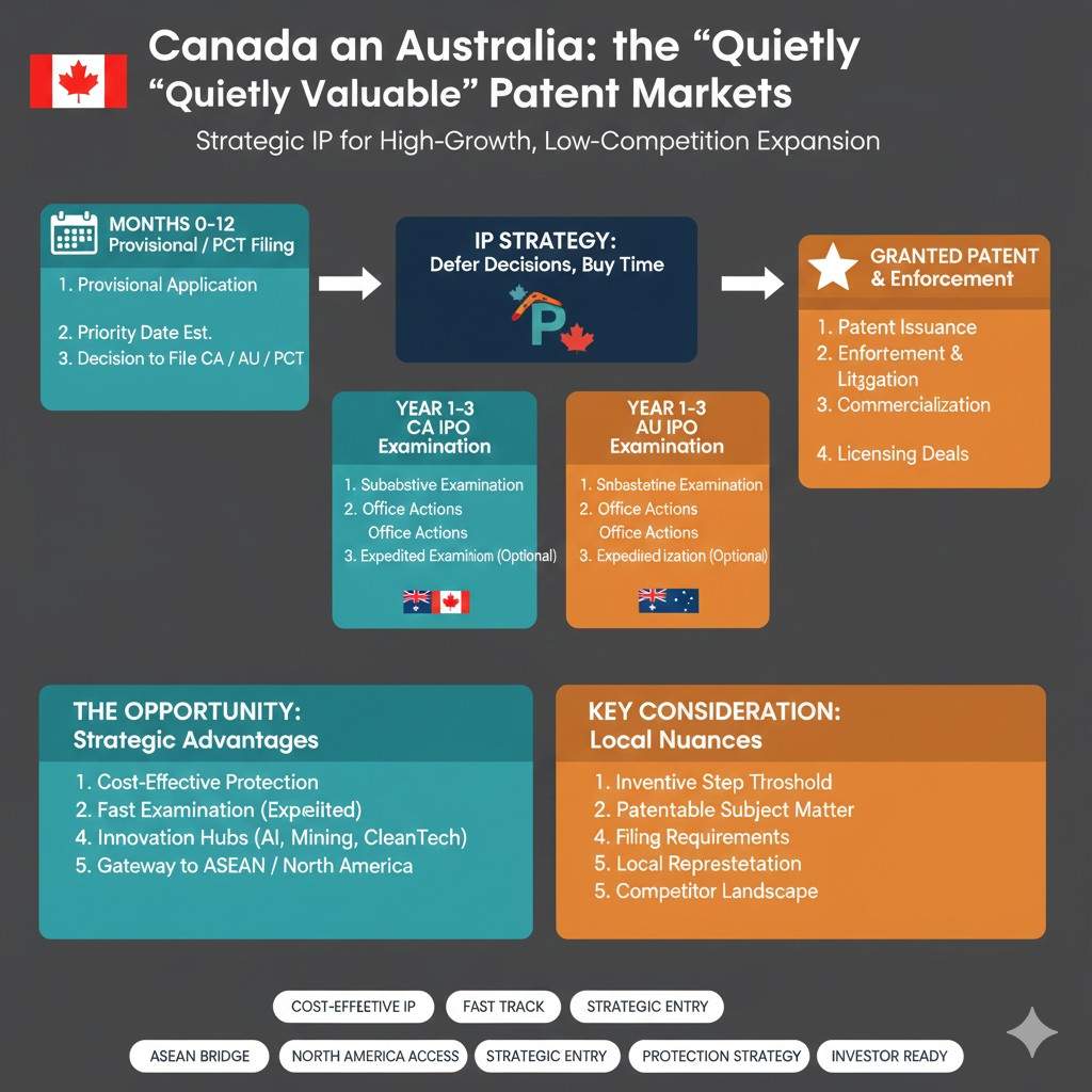 Canada and Australia