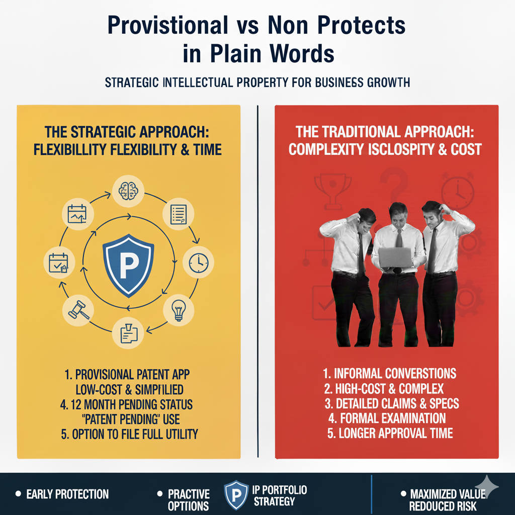 In the US, a provisional